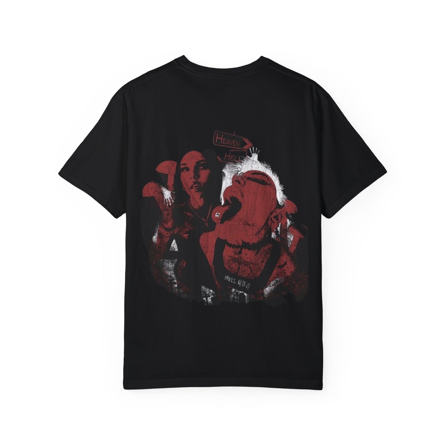 Unisex Garment-Dyed T-shirt - Edgy Graphic Tee for Music Lovers