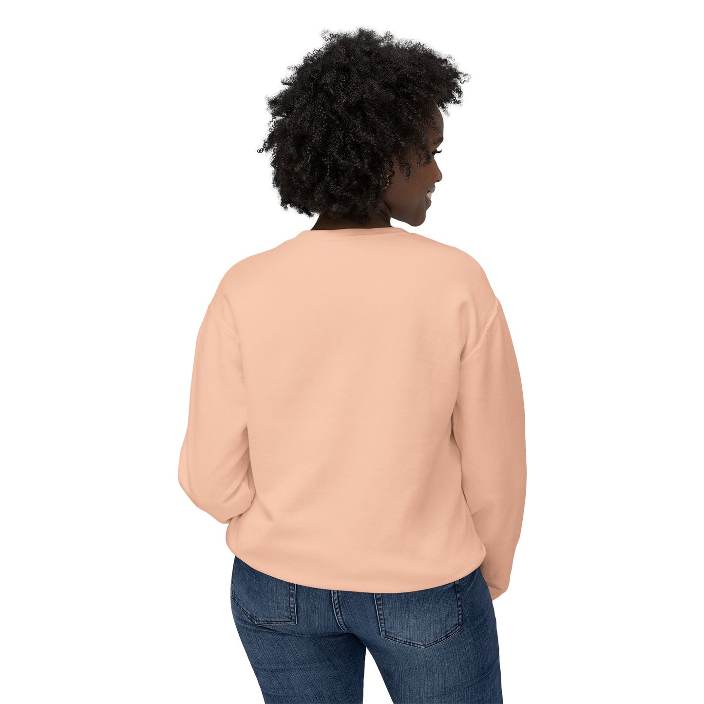 Artistic Crewneck Sweatshirt with Statue Graphic
