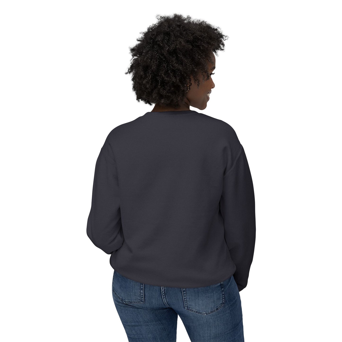 Cupid is Thinking Unisex Lightweight Crewneck Sweatshirt - Artsy Casual Apparel for Valentine's Day and Everyday Wear