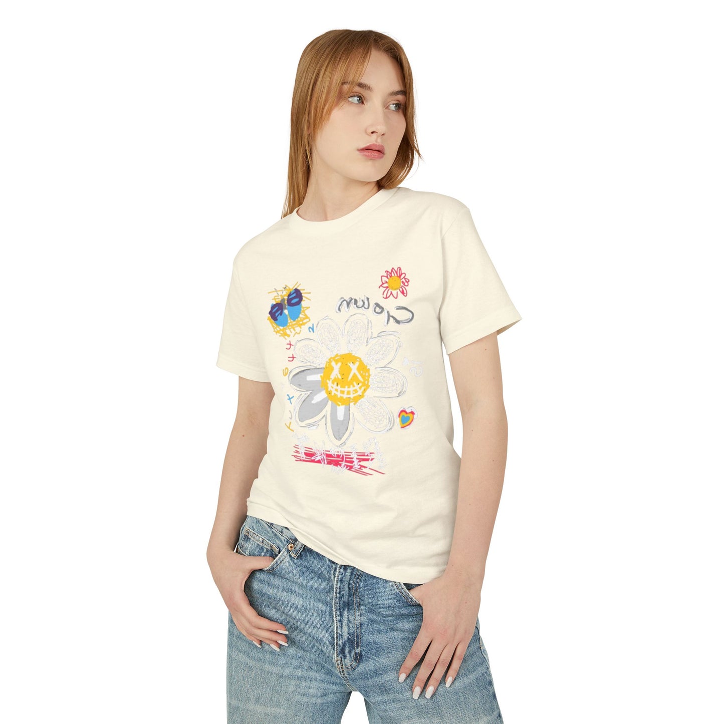 Joyful Flower Graphic Tee for All Occasions