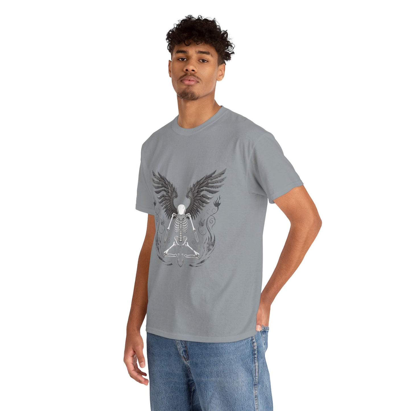 Wings Fashion - Unisex Heavy Cotton Shirt for Halloween and Casual Wear