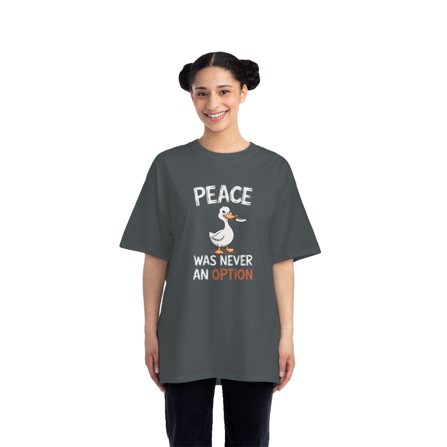 Wings Fashion oversized - "Peace Was Never an Option"