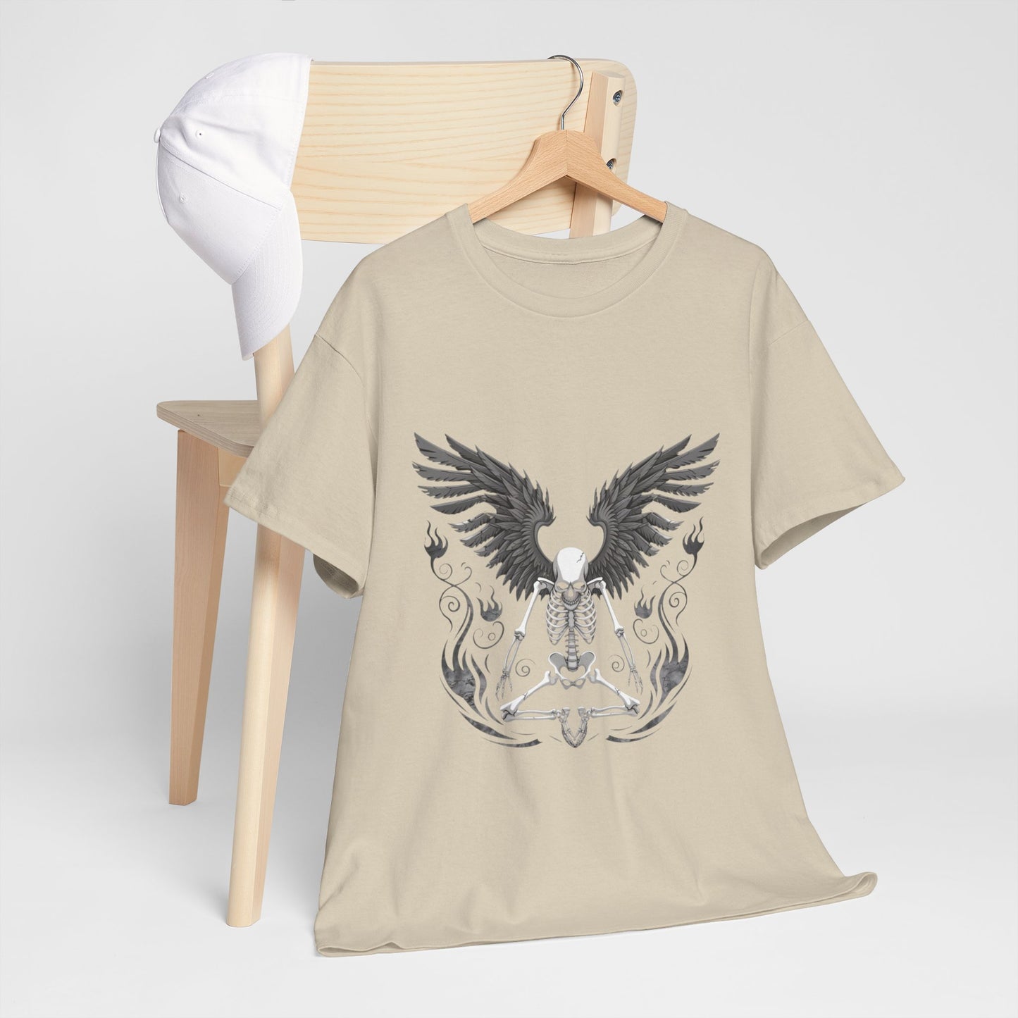 Wings Fashion - Unisex Heavy Cotton Shirt for Halloween and Casual Wear