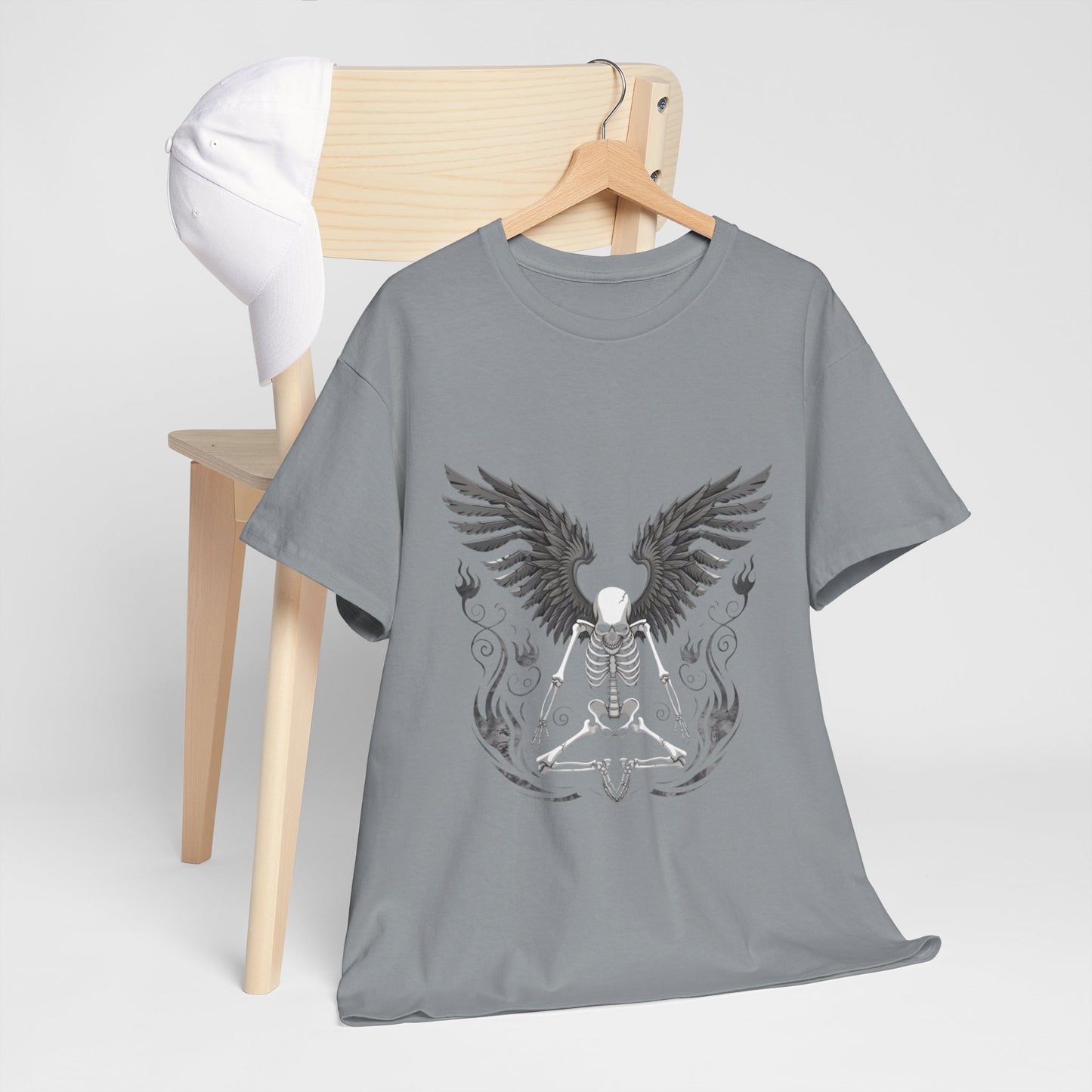 Wings Fashion - Unisex Heavy Cotton Shirt for Halloween and Casual Wear
