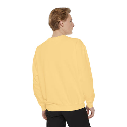 Wings Fashion Sweatshirt - Unisex Garment-Dyed Yellow