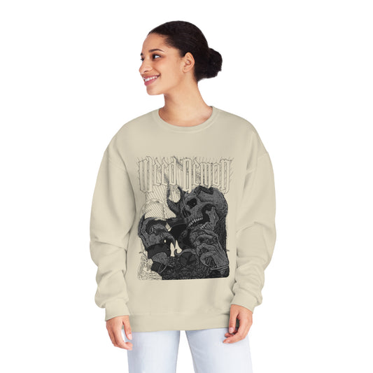 Graphic Unisex Crewneck Sweatshirt - Edgy Skull Design