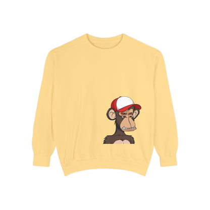 Wings Fashion Sweatshirt - Unisex Garment-Dyed Yellow