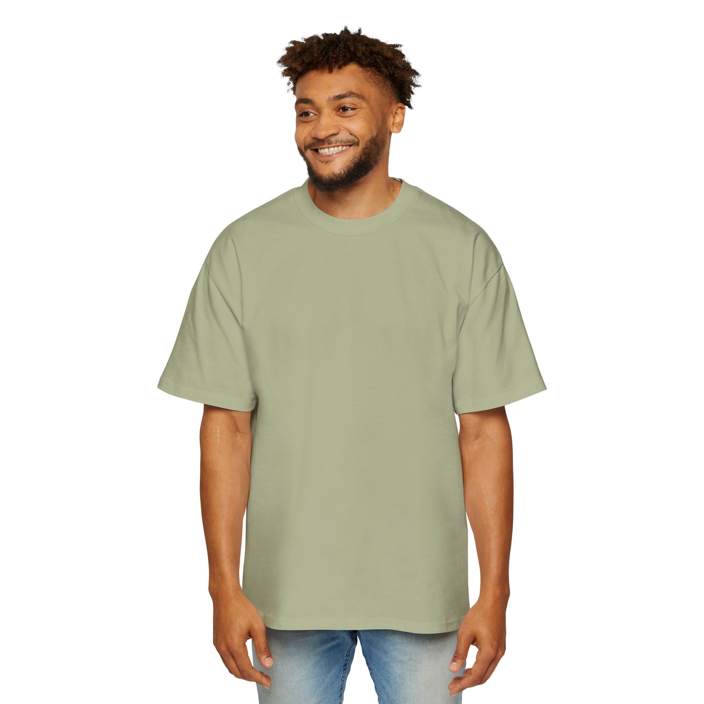 Men's Oversized Tee - 'Act Like You Care' Graphic Shirt