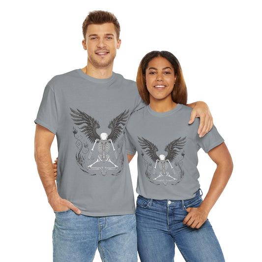 Wings Fashion - Unisex Heavy Cotton Shirt for Halloween and Casual Wear