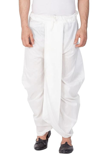 Cotton Comfortable Solid Kurta with Traditional Dhoti Set