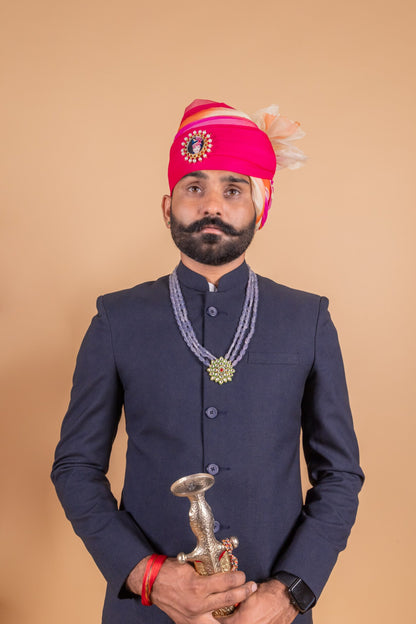 Majestic Blue Achkan for Men